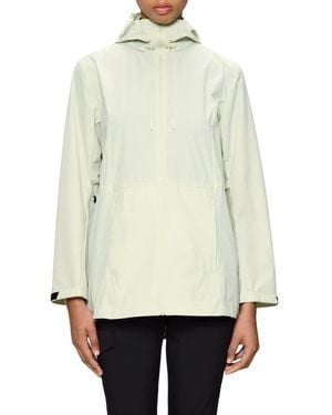 Rains Mito Water Repellent Hooded Jacket - Natural