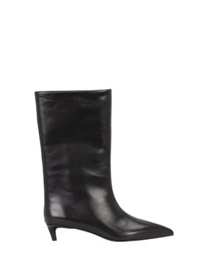 BOSS Gracey Kitten Heel Boot - Black