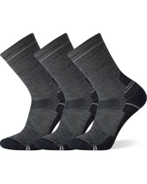 Smartwool 3-Pack Hike Light Cushion Crew Socks - Black