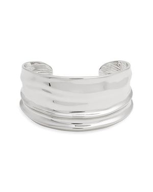 Nordstrom Molten Wide Cuff Bracelet - White