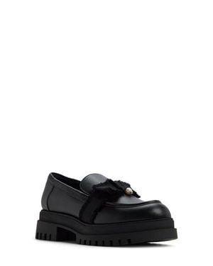 ALDO Theatric Platform Loafer - Black