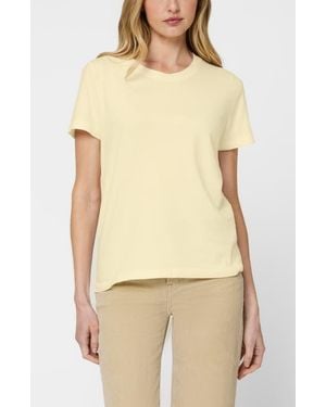 The Standard Stitch The Organic Cotton Crew Tee - Natural