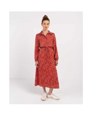 Kettlewell Delilah Shirt Dress - Red