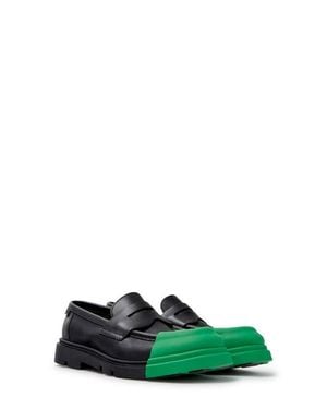 Camper Junction Cap Toe Penny Loafer - Green