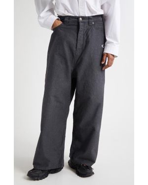 Balenciaga Trompe L'Oeil Jeans - Blue