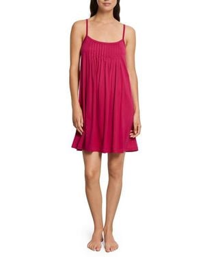 Hanro Juliet Babydoll Chemise - Red