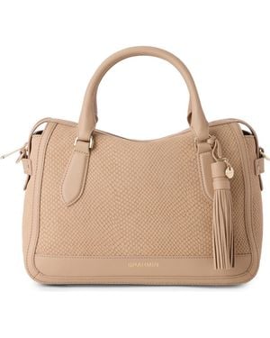 Brahmin Micaela Satchel - Natural