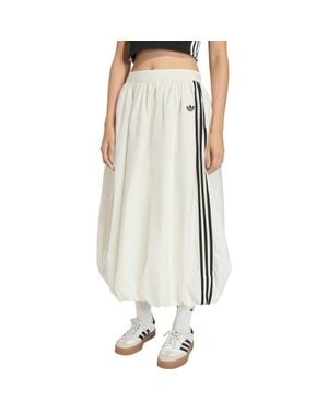 adidas Originals Long Balloon Skirt - Natural