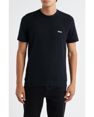 BOSS Momentum Lite Graphic T-Shirt - Black