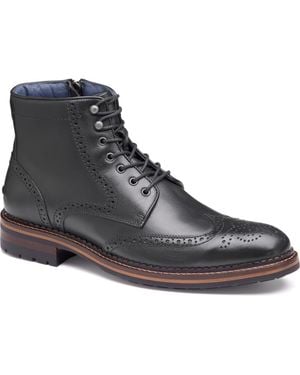 Johnston & Murphy Xc Flex Connelly Wingtip Boot - Black