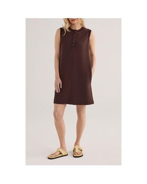 Varley Elba Shift Dress - Brown