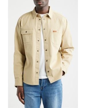Pendleton Cotton Stretch Twill Work Shirt - Natural