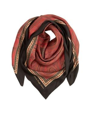 Ralph Lauren Paisley Square Silk Scarf - Multicolor