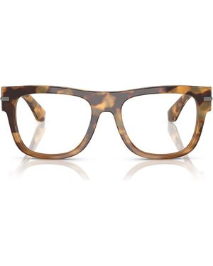Dolce & Gabbana 54Mm Square Optical Glasses - Brown