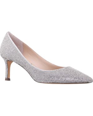 Nina Pointed Toe Pump - White