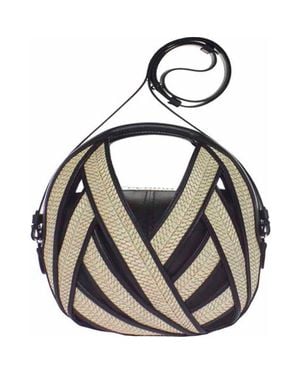 PERRIN Paris Le Petit Panier Raphia Shoulder Bag - Multicolor