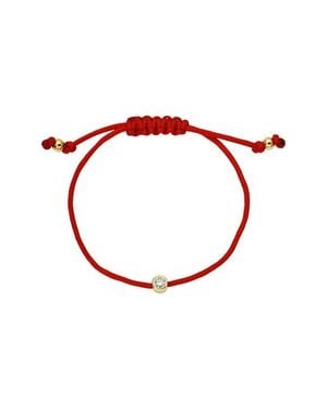 Zoe Lev Lab-Grown Diamond Fortune Bracelet - Brown
