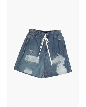 The Celect Dumb Printed Short - Blue