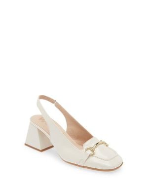 Wonders Menorca Slingback Mary Jane Pump - Natural