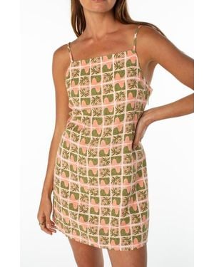 Roxy Heatwave Print Sleeveless Minidress - Multicolor