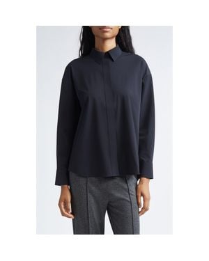 MM by Max Mara Ululo Button-Up Shirt - Black