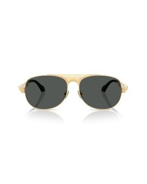 Versace 60Mm Pilot Sunglasses - Multicolor