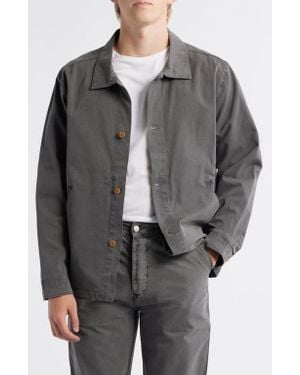 Alex Crane Pac Organic Cotton Ripstop Shell Jacket - Gray