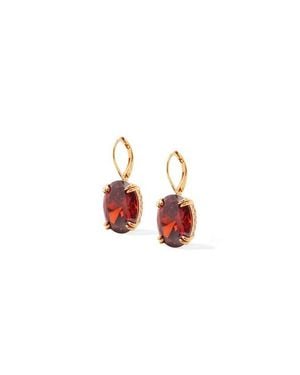 Retro Chic Cherry Glow Earrings - Multicolor