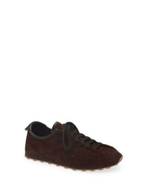 Jacquemus Suede Tennis Sneaker - Brown