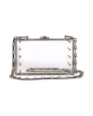 DESERI Halo Crossbody Clutch - White