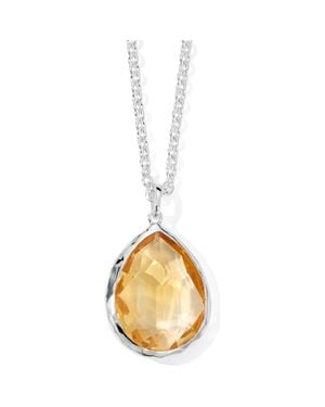 Ippolita Rock Candy Teardrop Pendant Necklace - Metallic