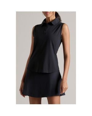Rhone Course To Court Sleeveless Polo - Black