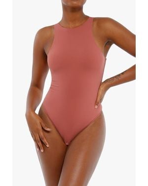 Popilush Cloudsense Shapewear Sleeveless Cutaway Round Neck Bodysuit - Multicolor