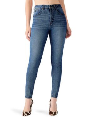 Steve Madden Lona Skinny Jeans - Blue