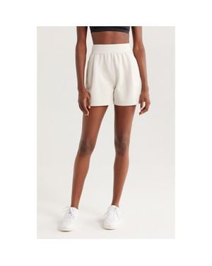 Nike 24.7 Impossiblysoft Dri-Fit Mid-Rise Loose 4-Inch Shorts - White