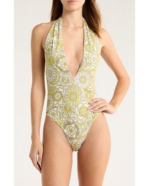 Ramy Brook Lorela Halter One-Piece Swimsuit - Multicolor
