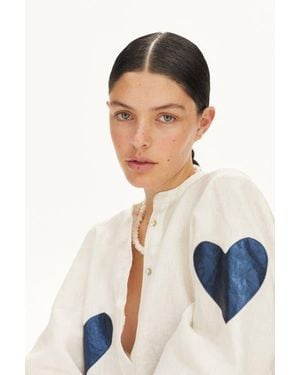 Lanhtropy Cupid Linen Shirt - Blue