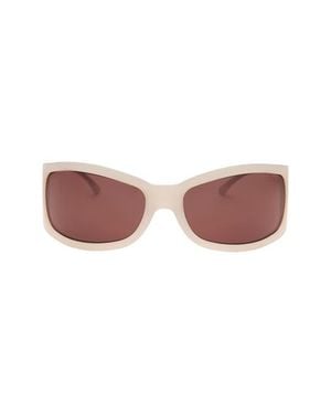 DEZI Slim Thique Wrap Sunglasses - Pink