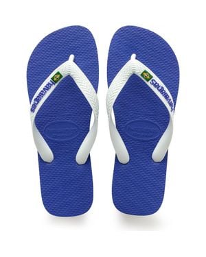 Havaianas Brazil Logo Flip Flop - Blue