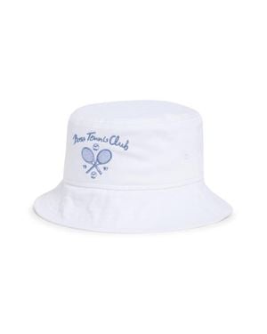 BOSS Tennis Club Cotton Twill Bucket Hat - White