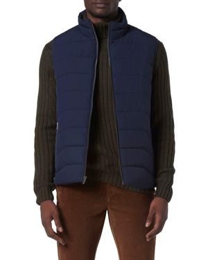 Andrew Marc Packable Vest - Blue