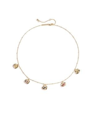 Classicharms Iris Colored Cubic Zirconia Charms Necklace - White