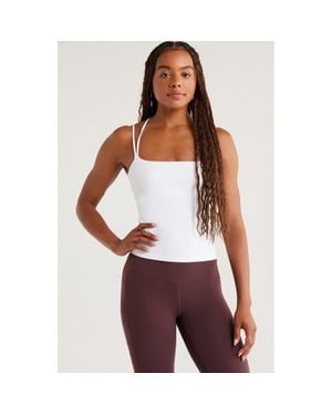 Zella So Soft Strappy Camisole - White