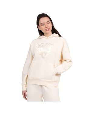 Starter Chicago Bears Pastels Relaxed Travel Hoodie - Natural