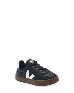 Veja Kids' Volley Elastic Lace Sneaker - Black