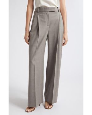 Reiss Darcy Wool Blend Pants - Gray