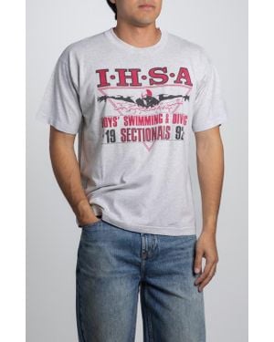 Elwood Vintage Ihsa Swim Tee - Gray