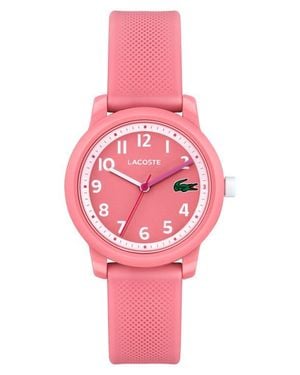 Lacoste Kids' 12.12 Silicone Strap Watch, 33Mm - Pink