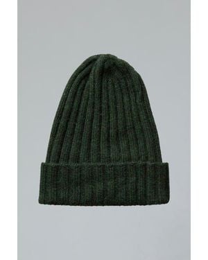 SSKEIN Ribbed Beanie - Green