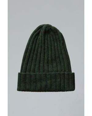 SSKEIN Ribbed Beanie - Green